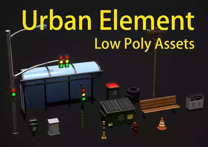 Low Poly City Environment Assets
