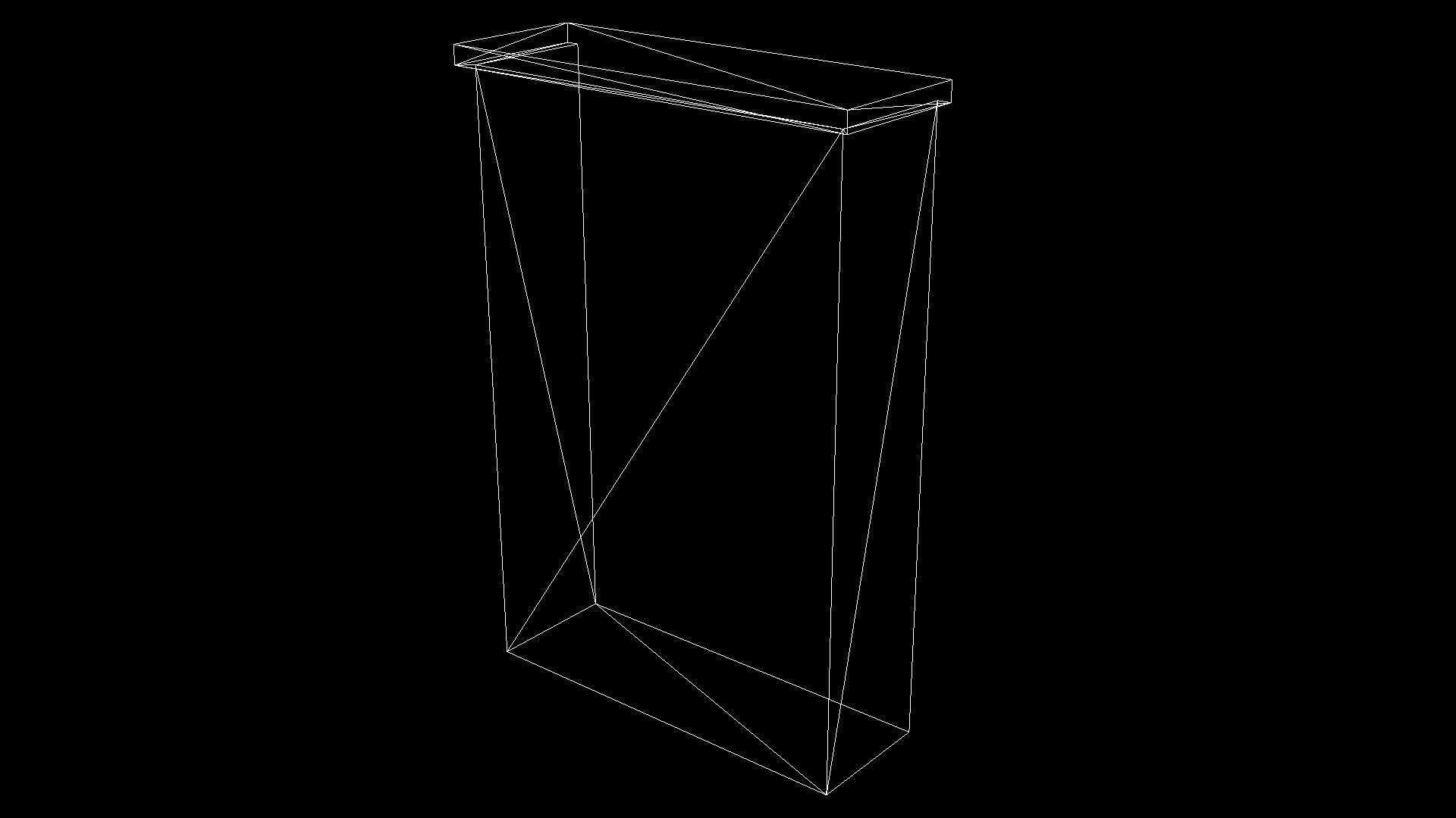 Utility Box Low-poly 3D model_3
