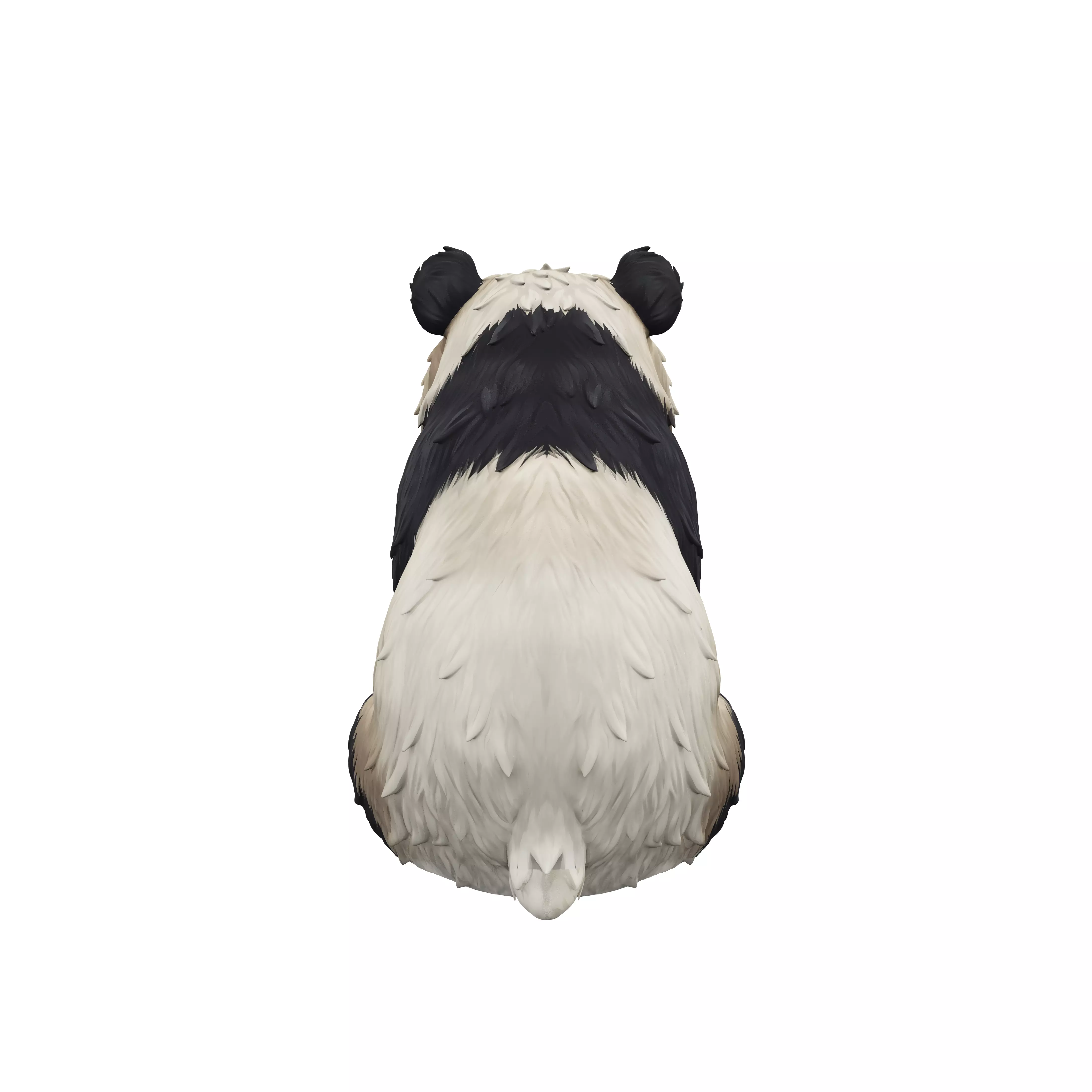 Gentle Panda Portrait 3D model