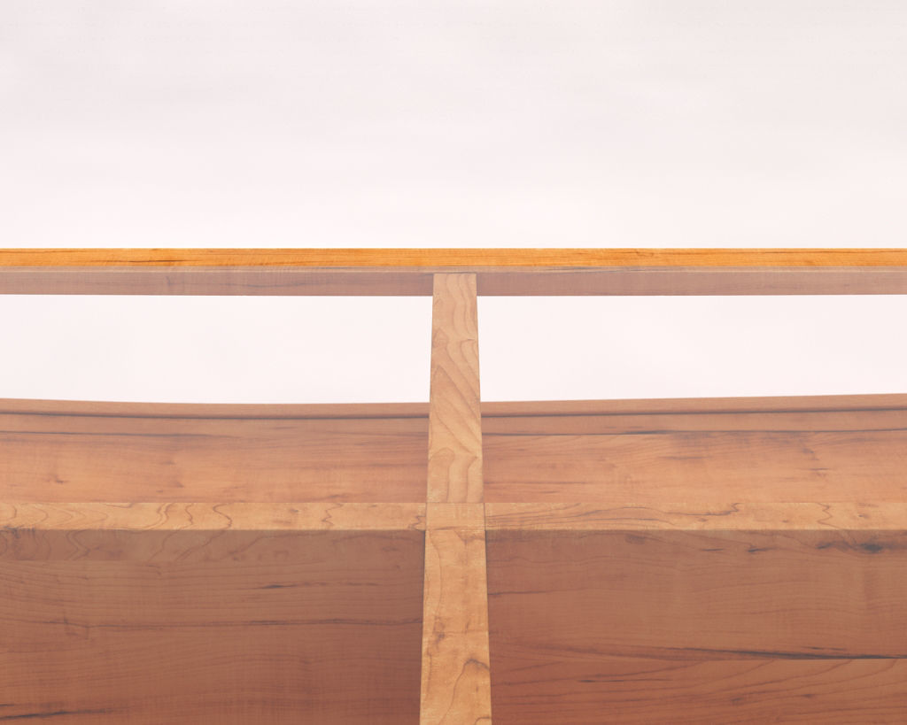 LOUNGE TABLE---Double support in wood and glass 3D model_15