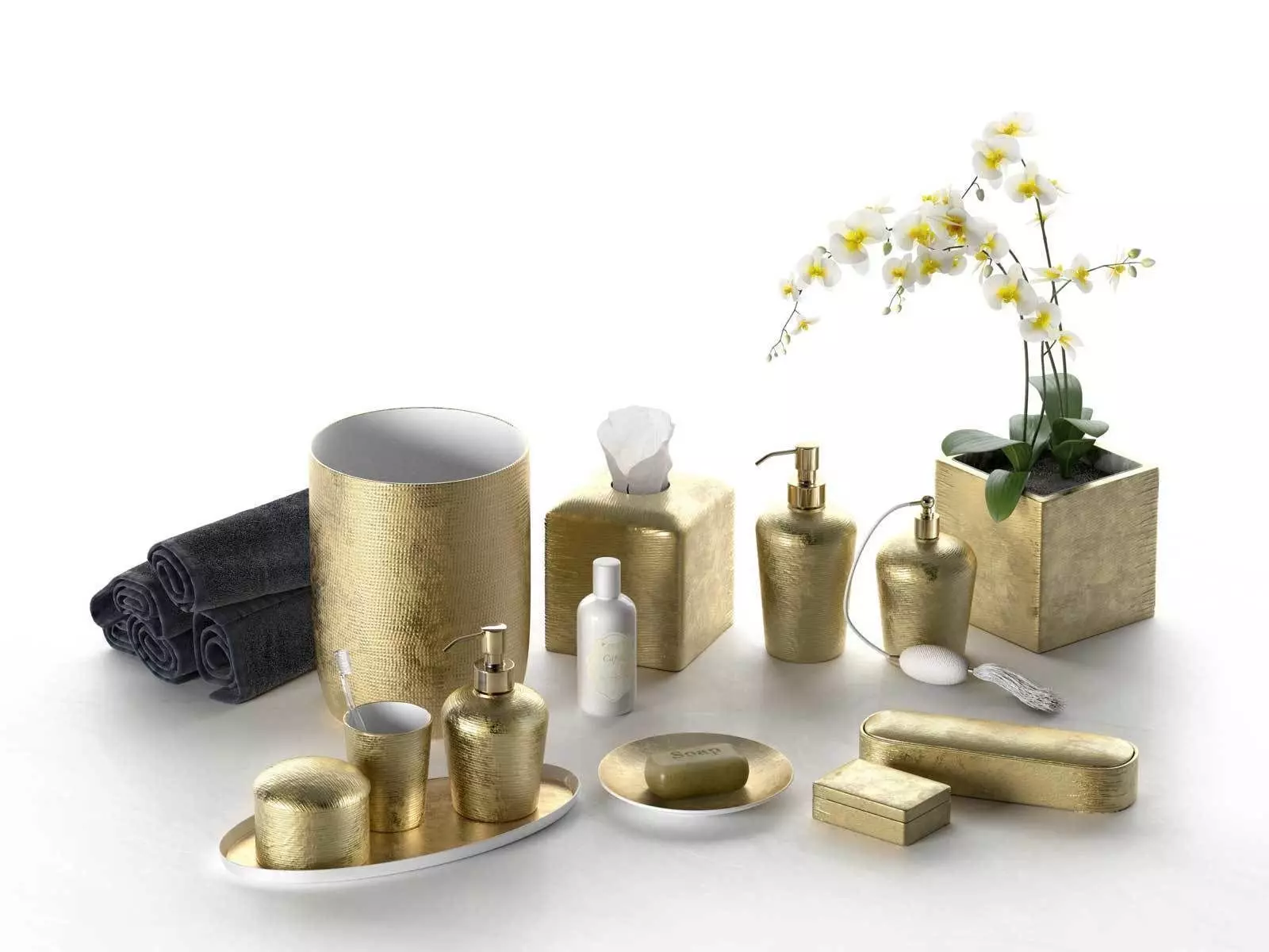 Bathroom Accessories by Villari Porcellane 3D model