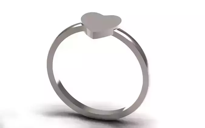 Simple Heart Ring