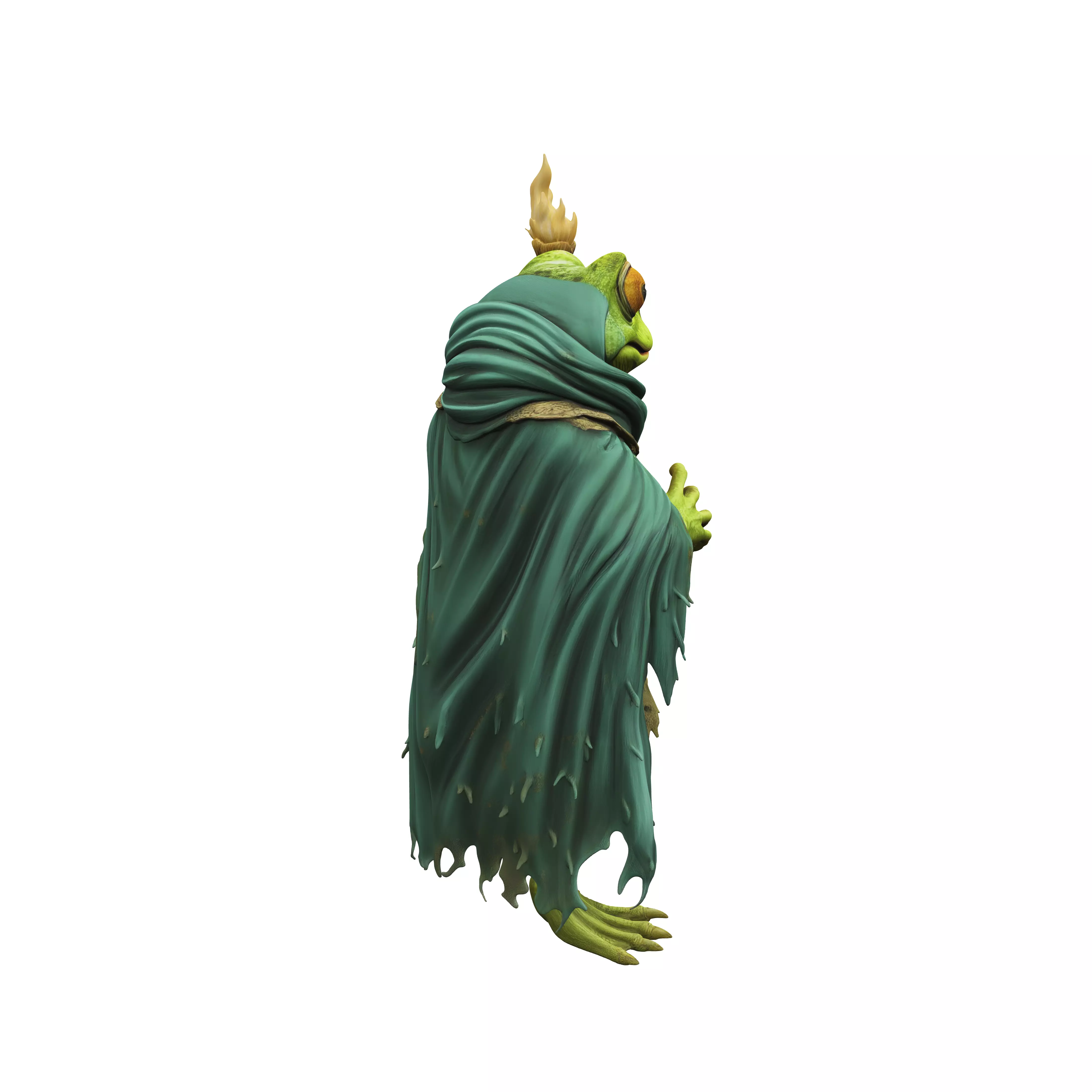 Embercloak the Frog Wizard 3D model