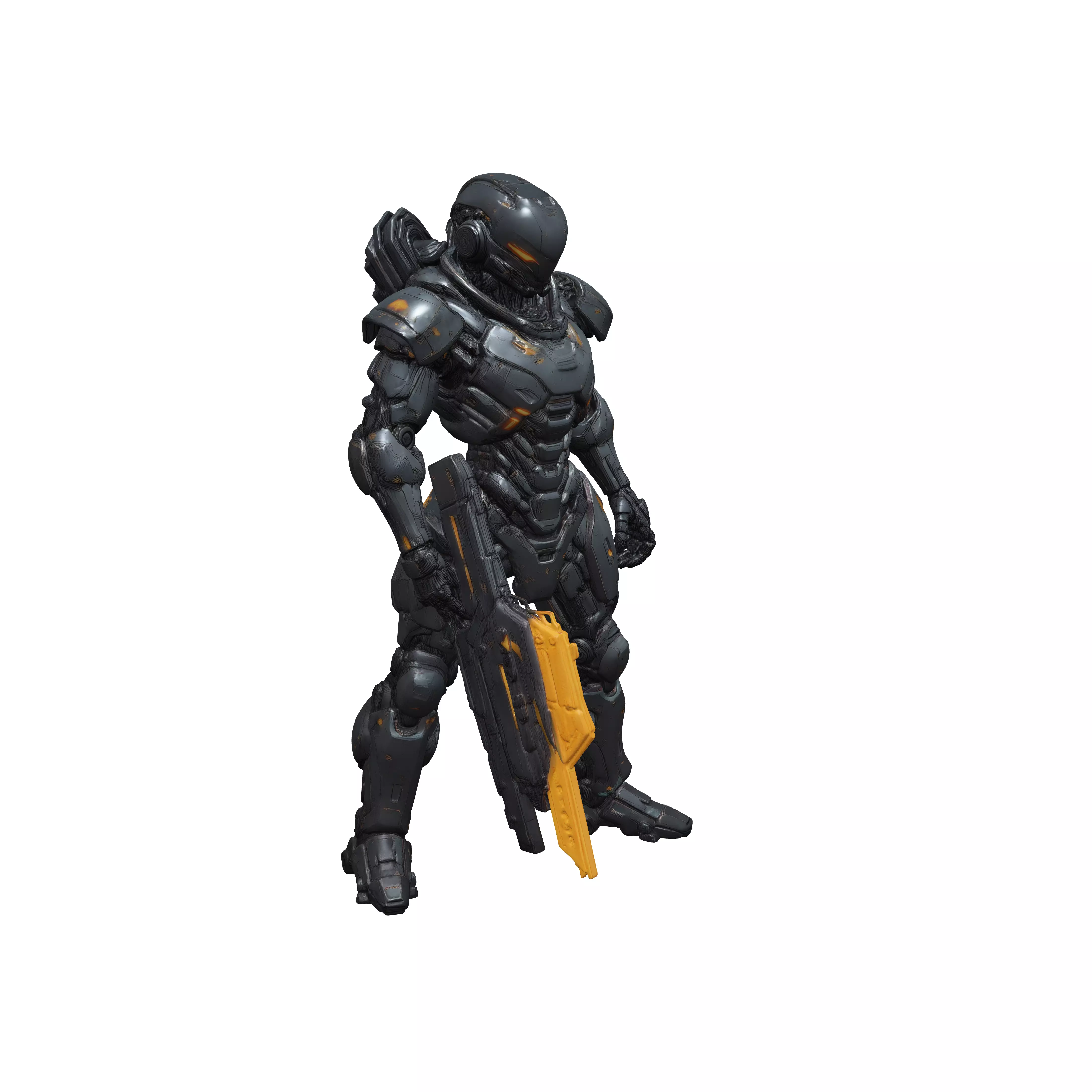 Cyber Emberblade Sentinel 3D model
