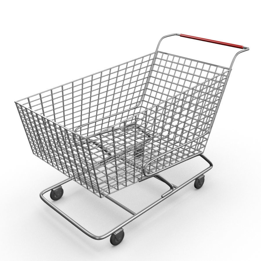 3d model business shopping cart cgtrader