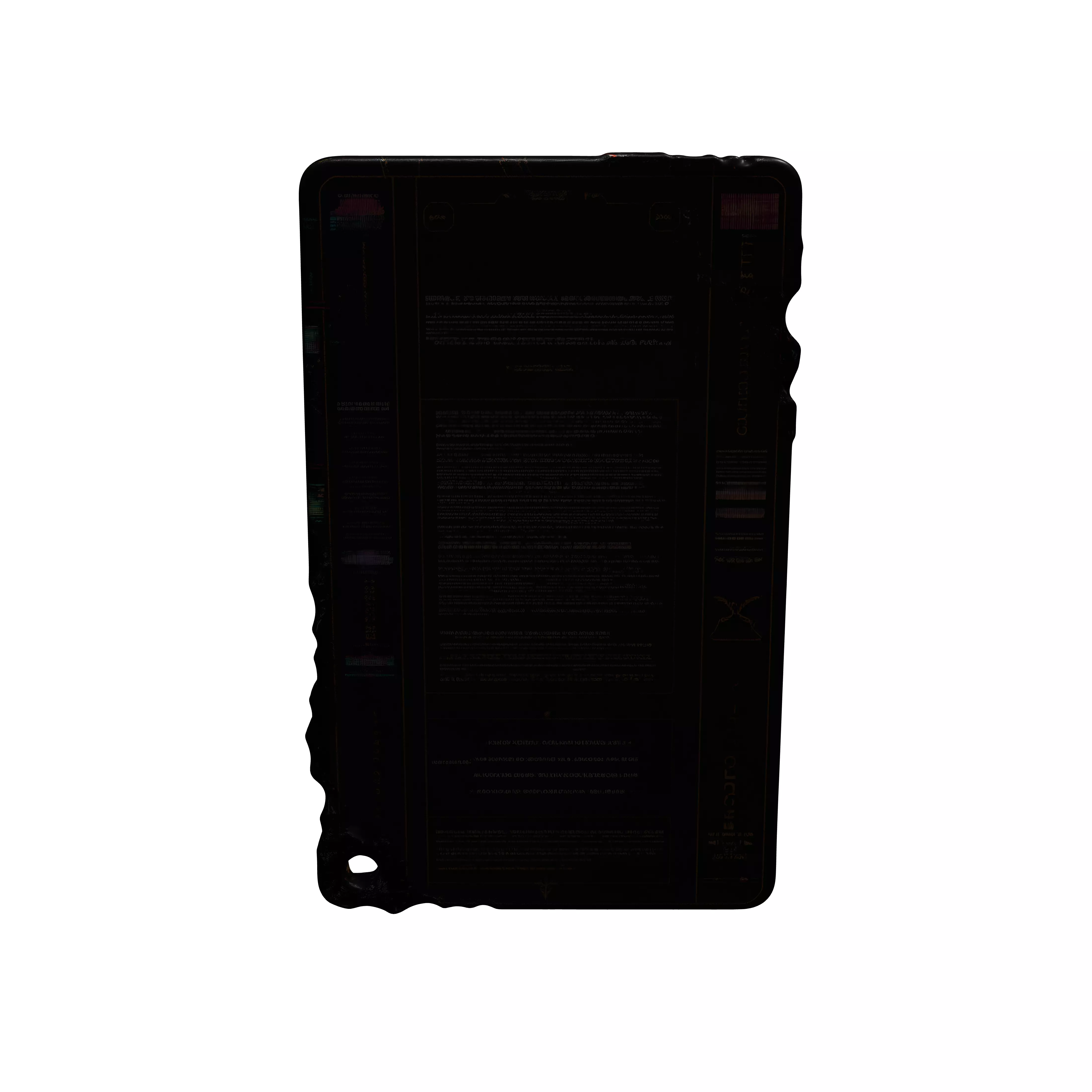 Charred Edge Page 3D model