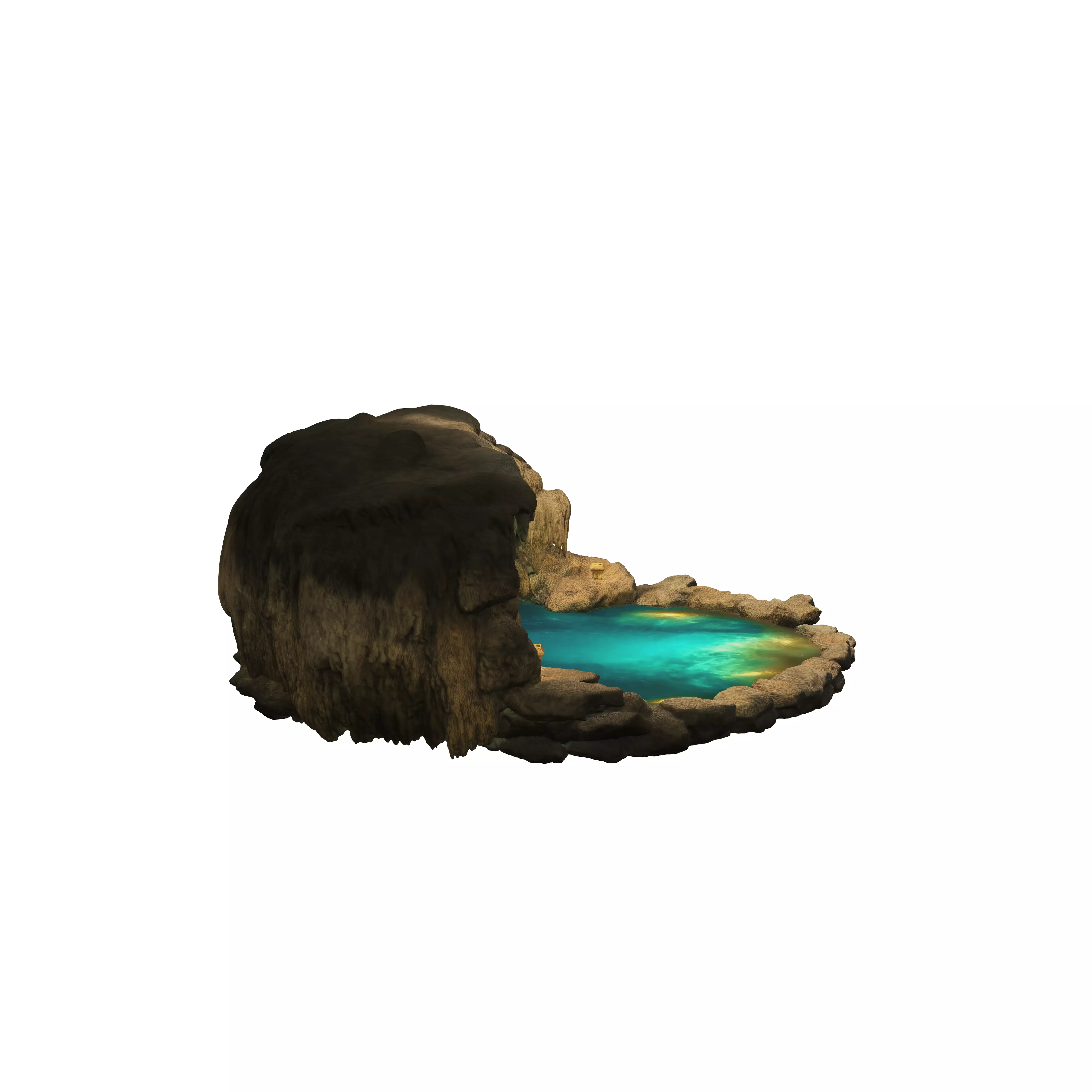 Emerald Cavern Pool 3D model