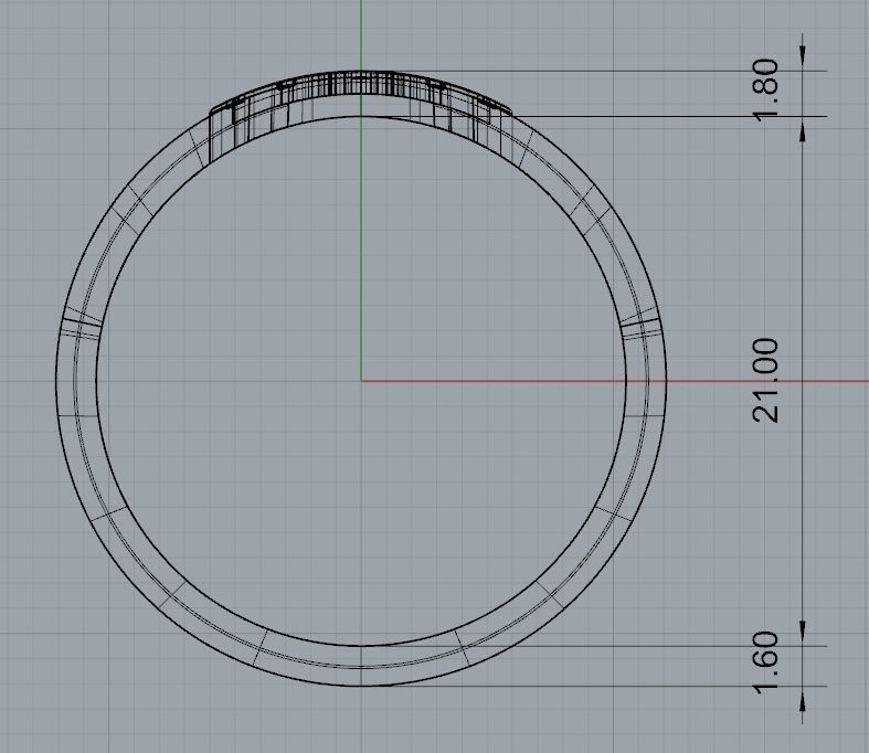 Ring Pentagram 3D print model_2