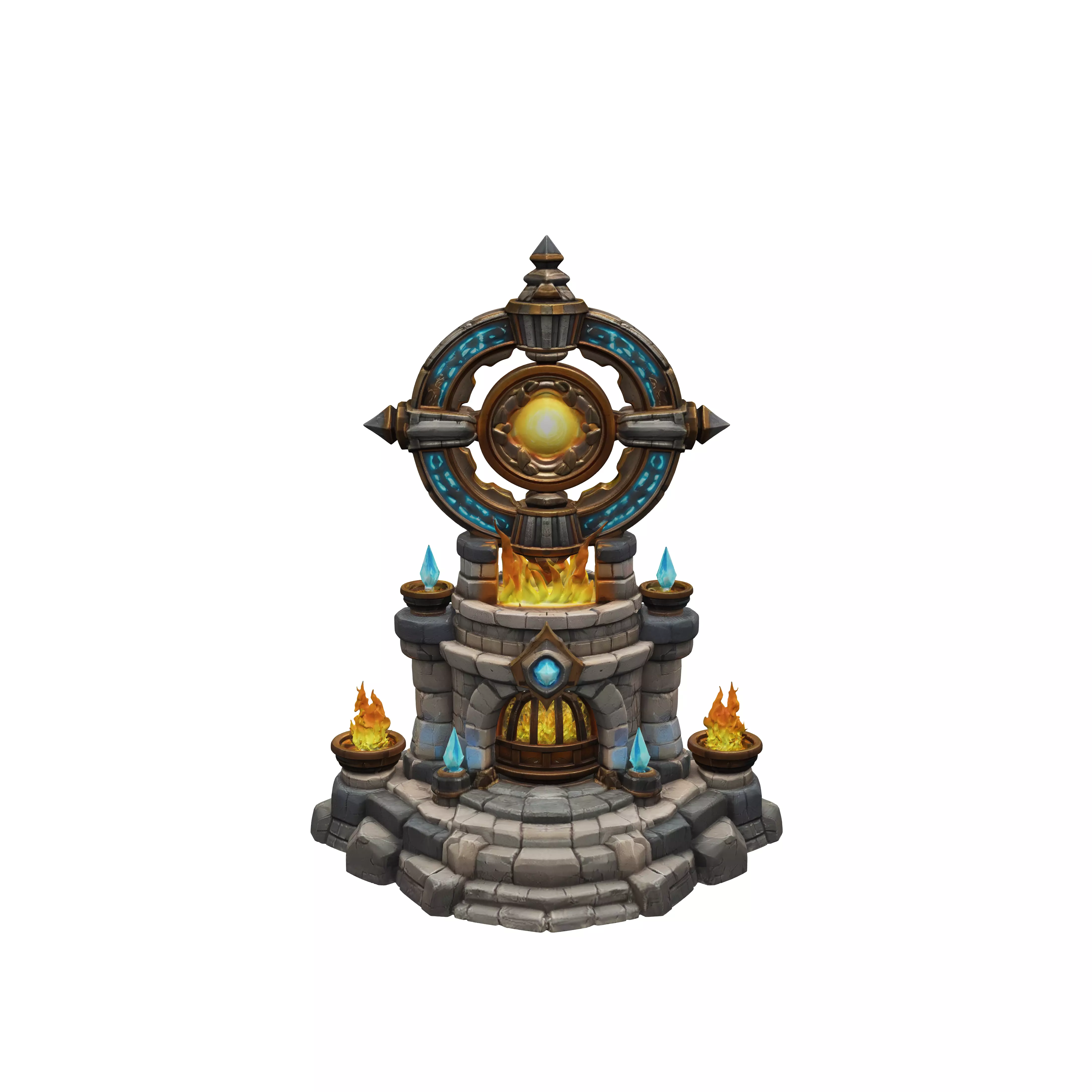 Arcane Ember Gate 3D model