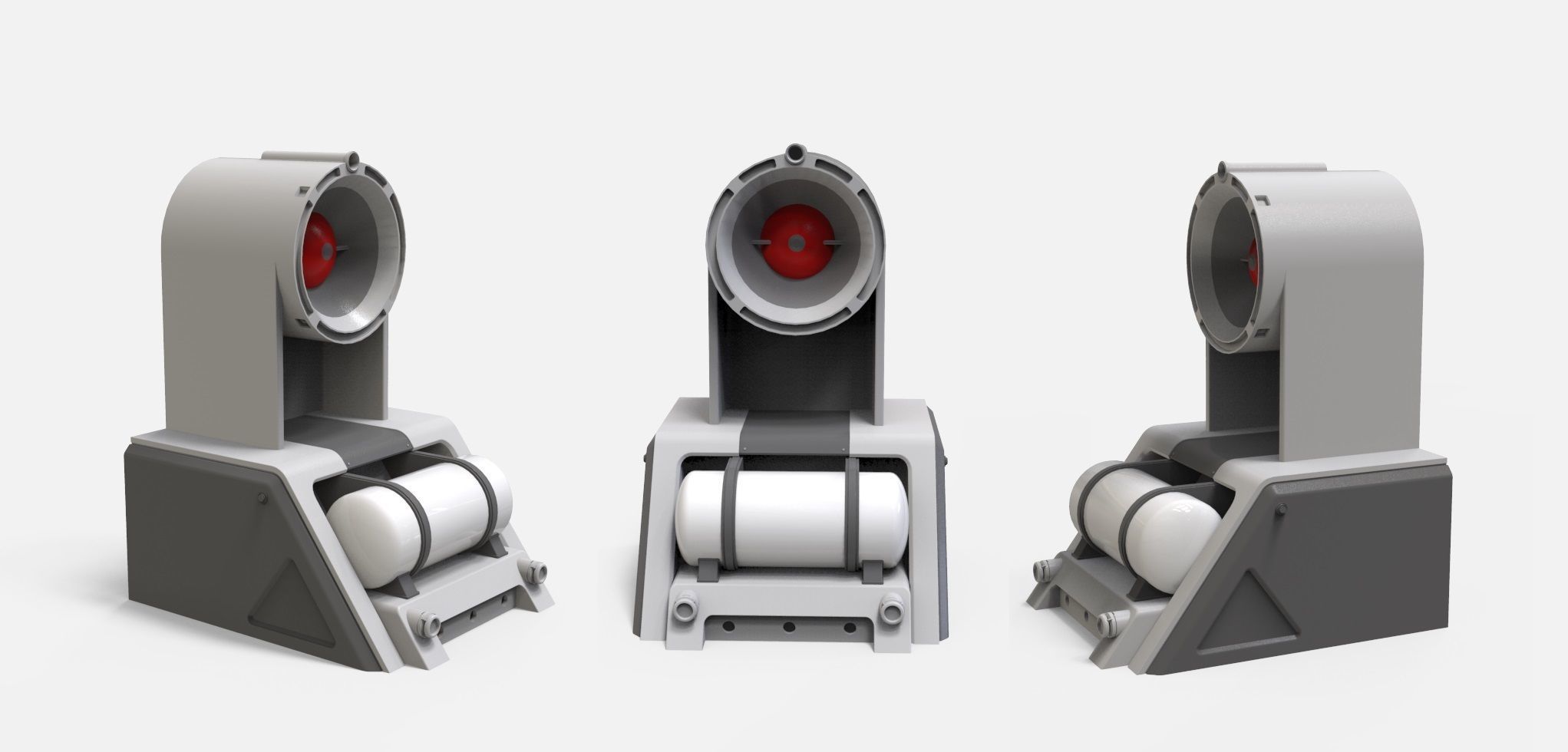 sci-fi Architecture kitbash 34 3D model_8