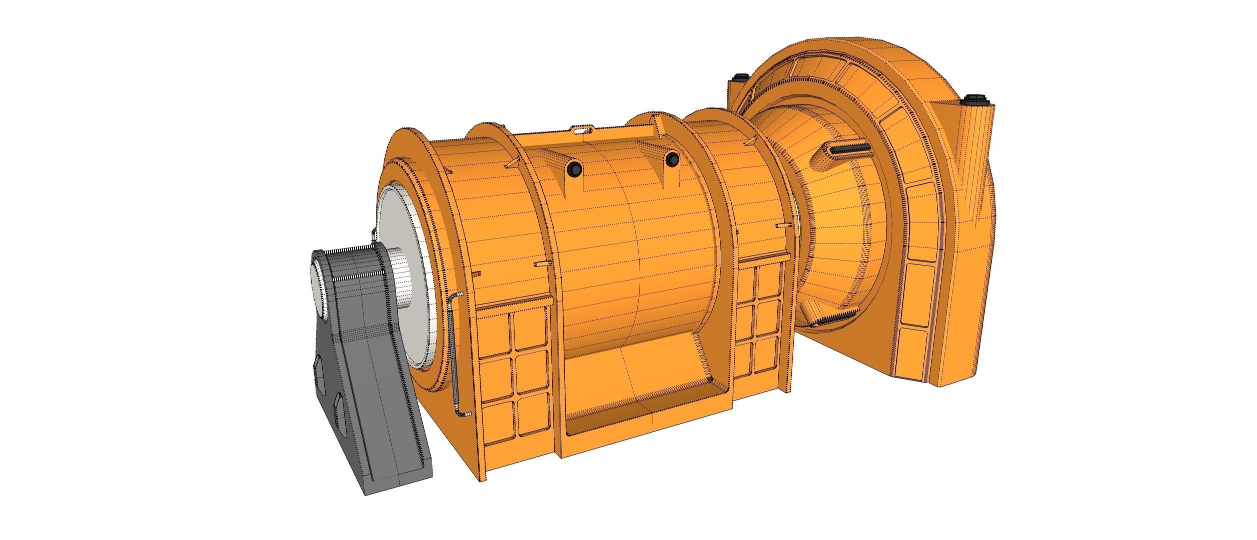 sci-fi Architecture kitbash 34 3D model_27