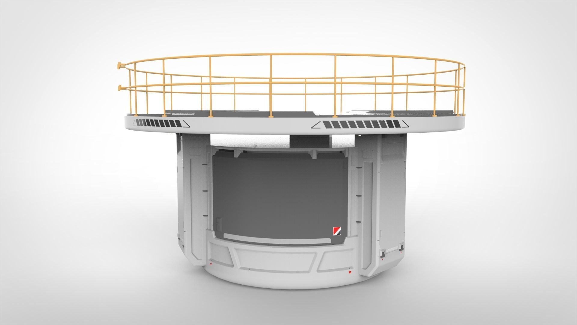 sci-fi Architecture kitbash 34 3D model_5