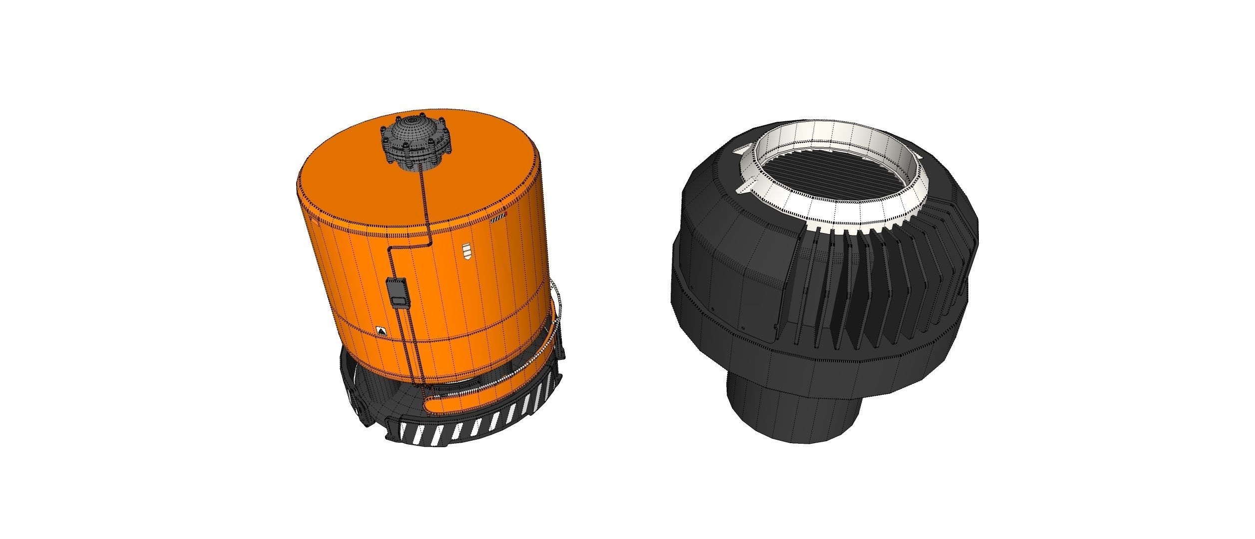 sci-fi Architecture kitbash 34 3D model_28