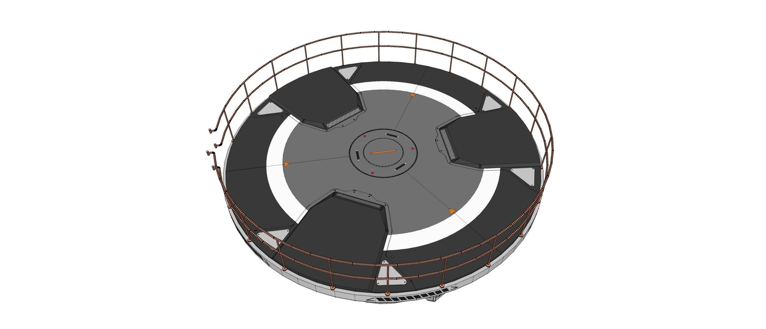 sci-fi Architecture kitbash 34 3D model_25