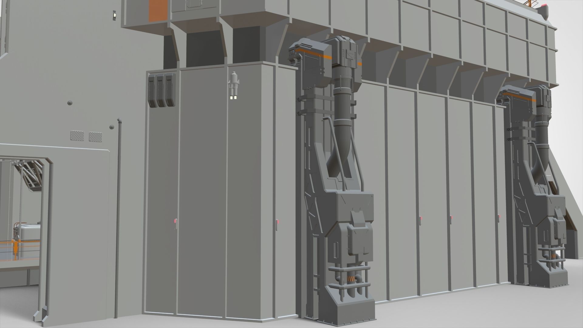 sci-fi architecture 5 3D model_22