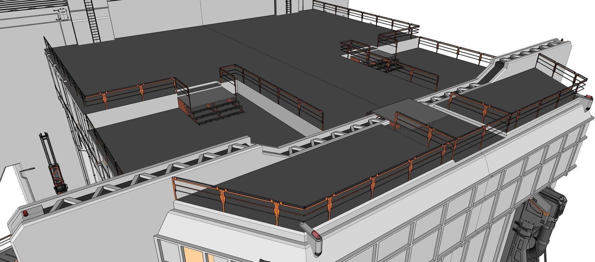 sci-fi architecture 5 3D model_37