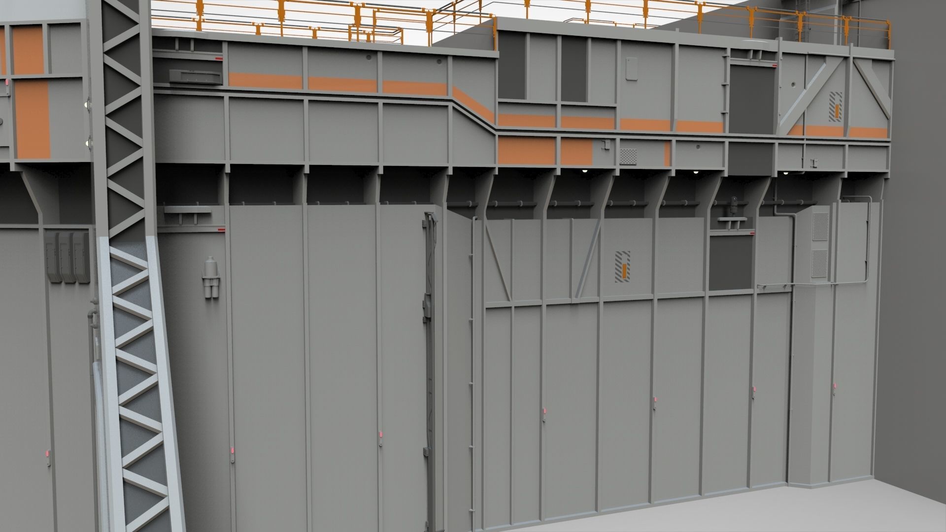 sci-fi architecture 5 3D model_24