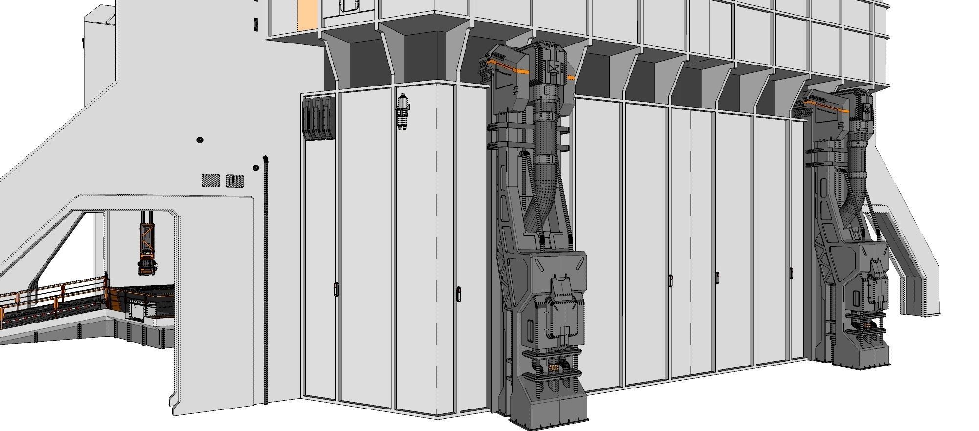 sci-fi architecture 5 3D model_35