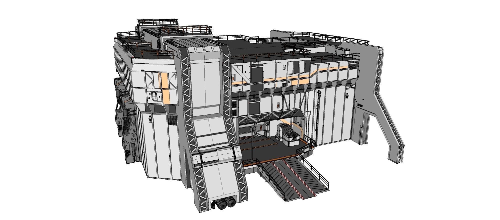 sci-fi architecture 5 3D model_30