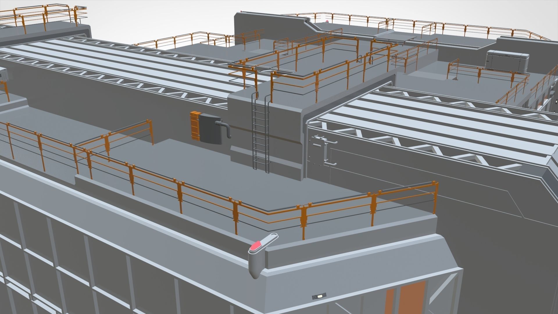 sci-fi architecture 5 3D model_27