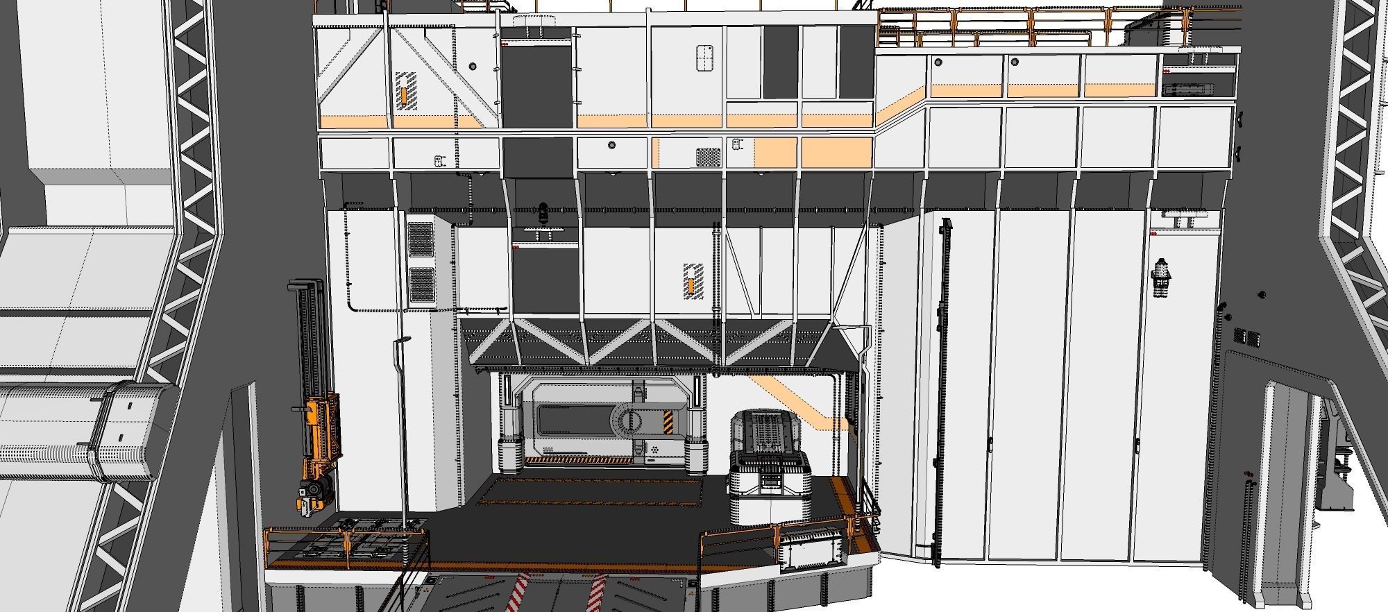 sci-fi architecture 5 3D model_33