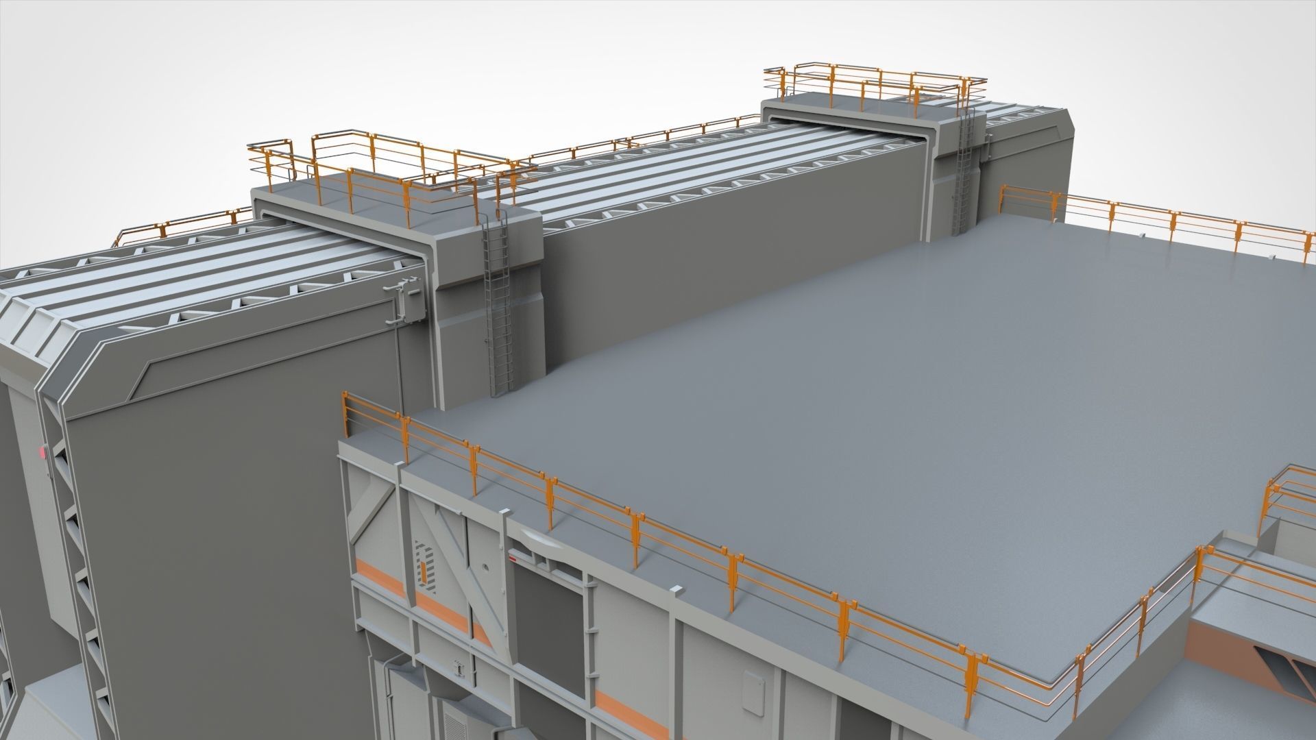 sci-fi architecture 5 3D model_28