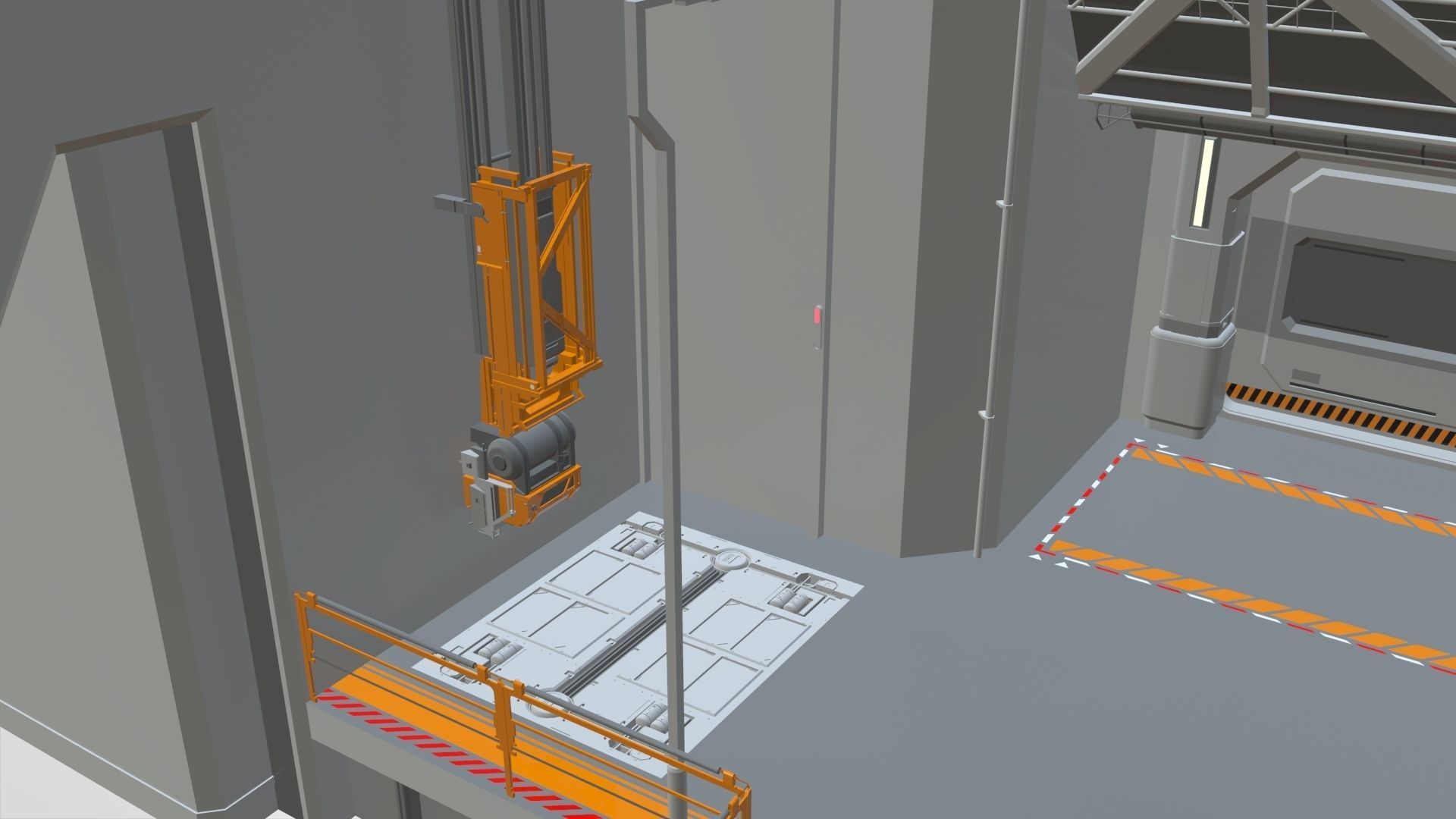 sci-fi architecture 5 3D model_17