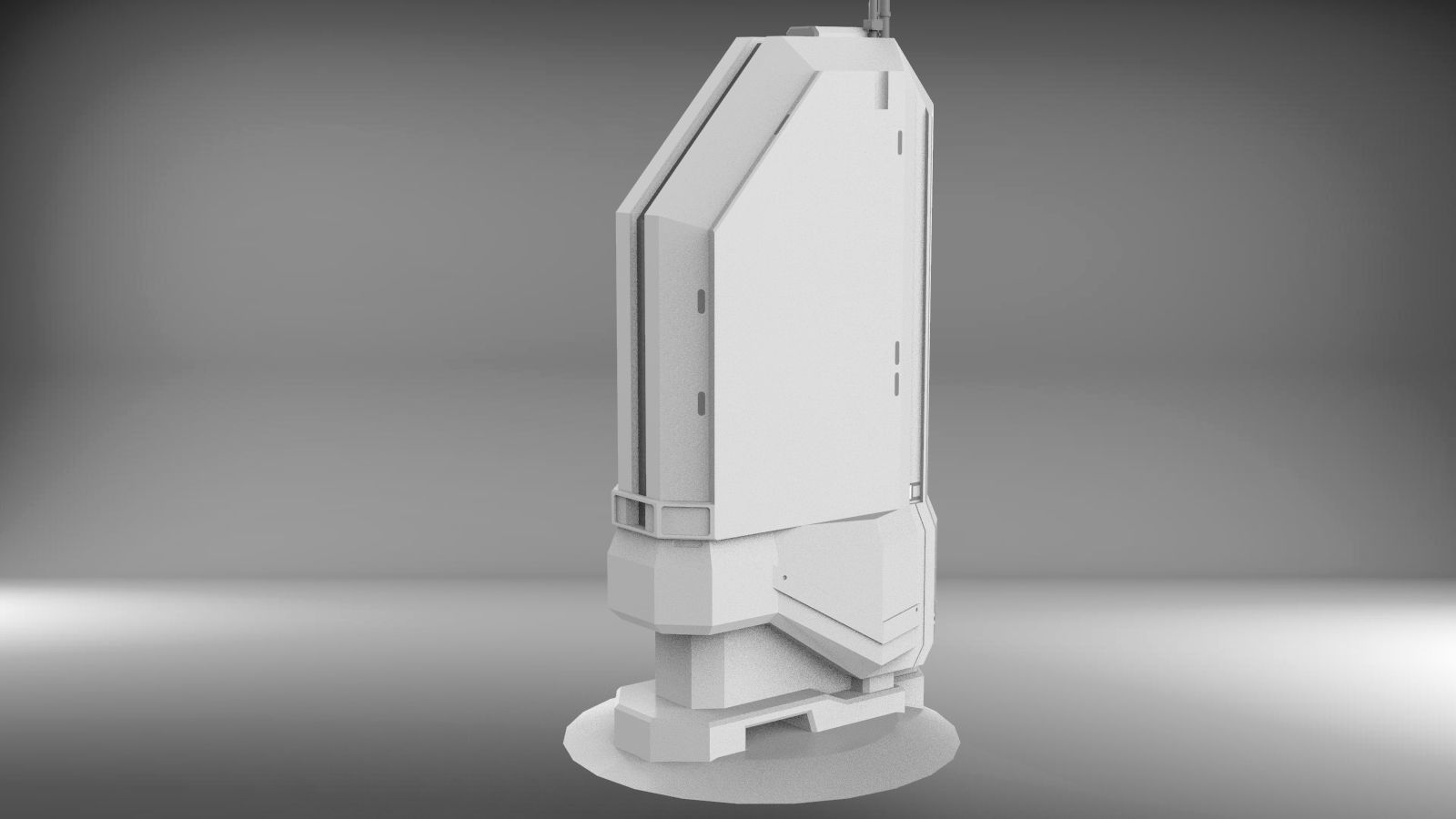 Sci-Fi architecture Elements collection 3 3D model_27