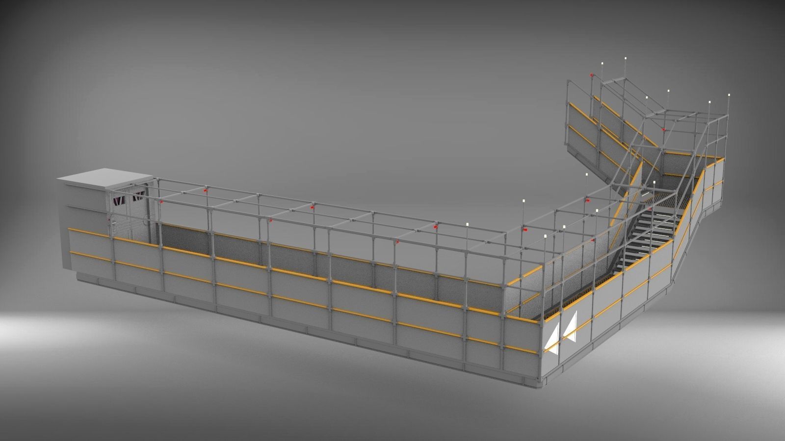 Sci-Fi architecture Elements collection 3 3D model_37