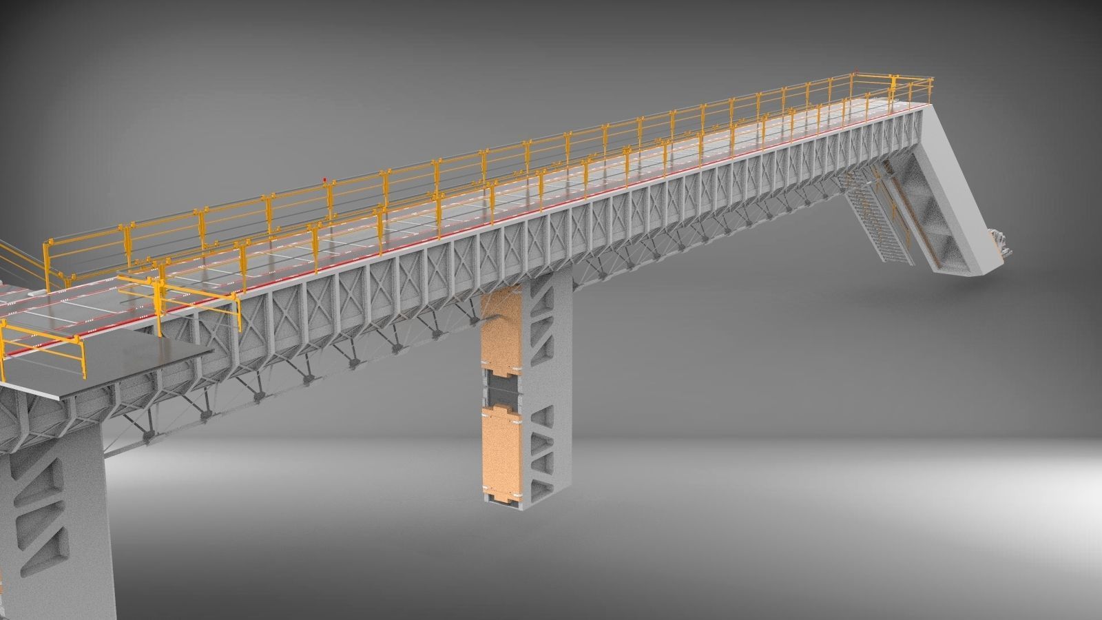 Sci-Fi architecture Elements collection 3 3D model_12