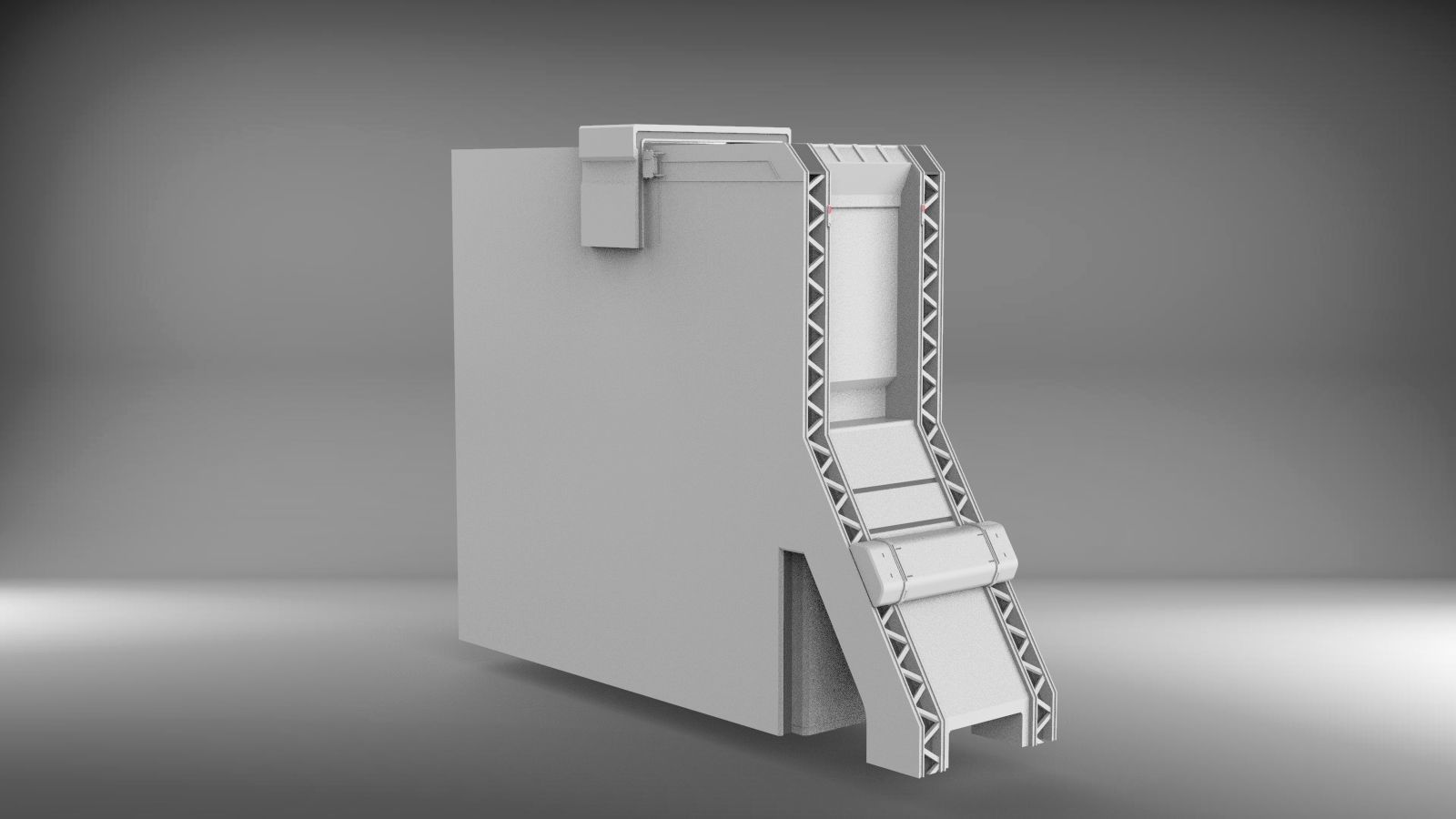 Sci-Fi architecture Elements collection 3 3D model_51