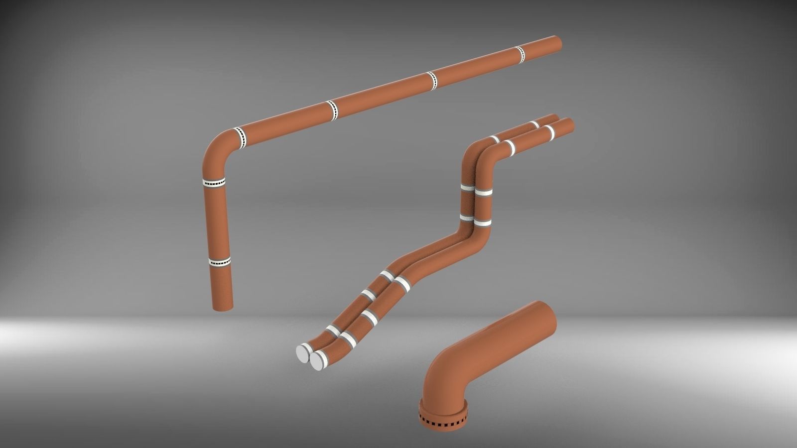 Sci-Fi architecture Elements collection 3 3D model_89