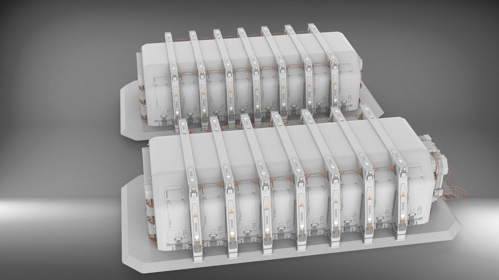 Sci-Fi architecture Elements collection 3 3D model_74