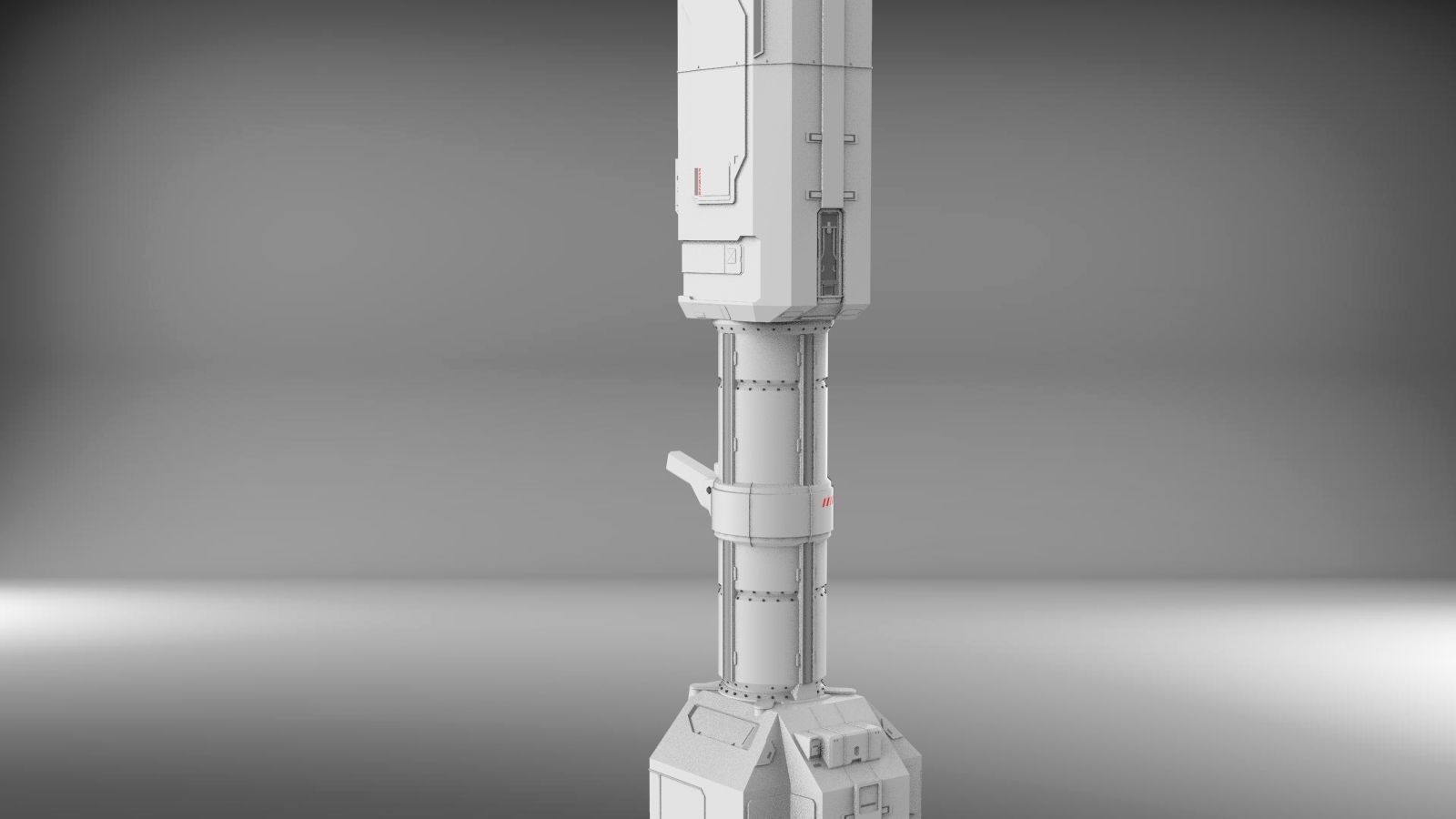 Sci-Fi architecture Elements collection 3 3D model_35