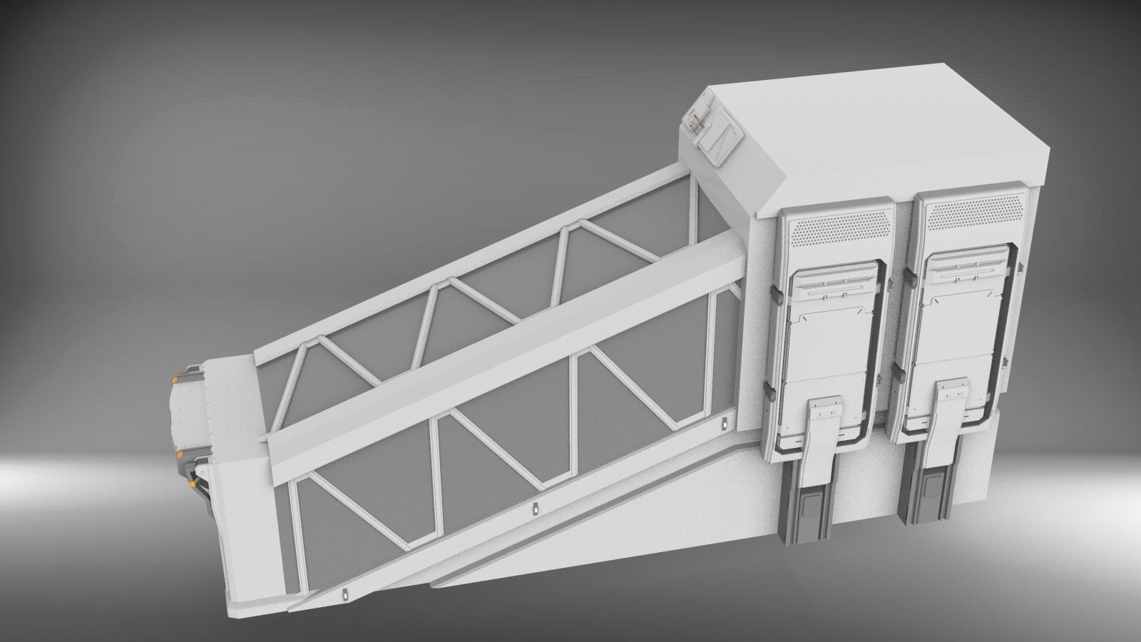 Sci-Fi architecture Elements collection 3 3D model_64