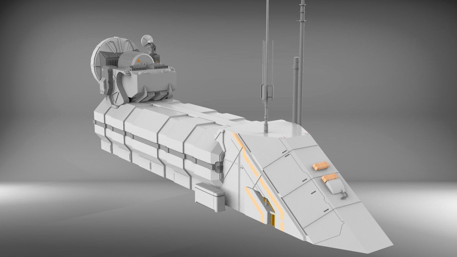 Sci-Fi architecture Elements collection 3 3D model_32