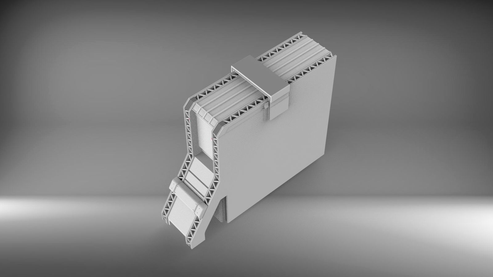 Sci-Fi architecture Elements collection 3 3D model_52