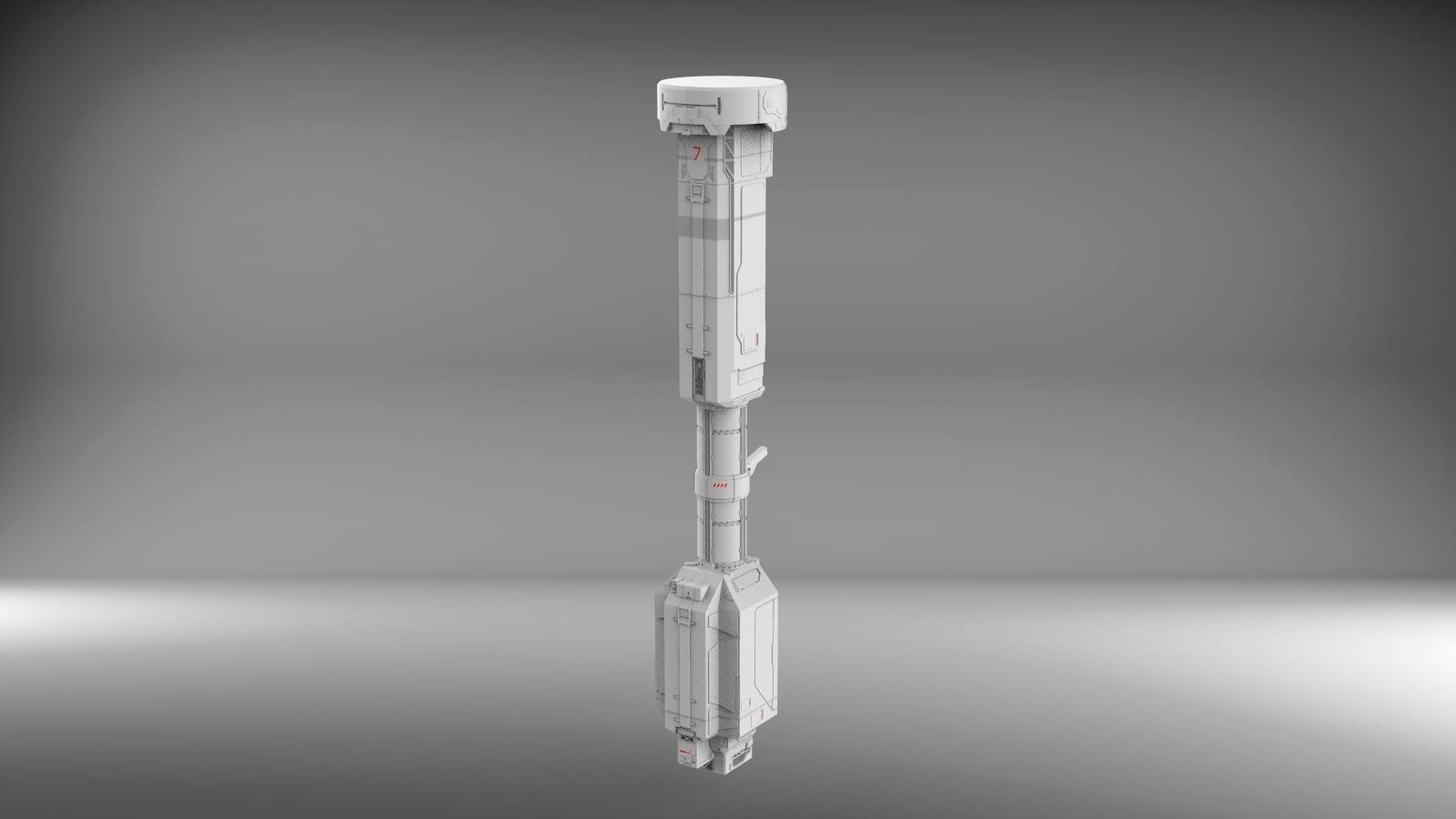 Sci-Fi architecture Elements collection 3 3D model_33