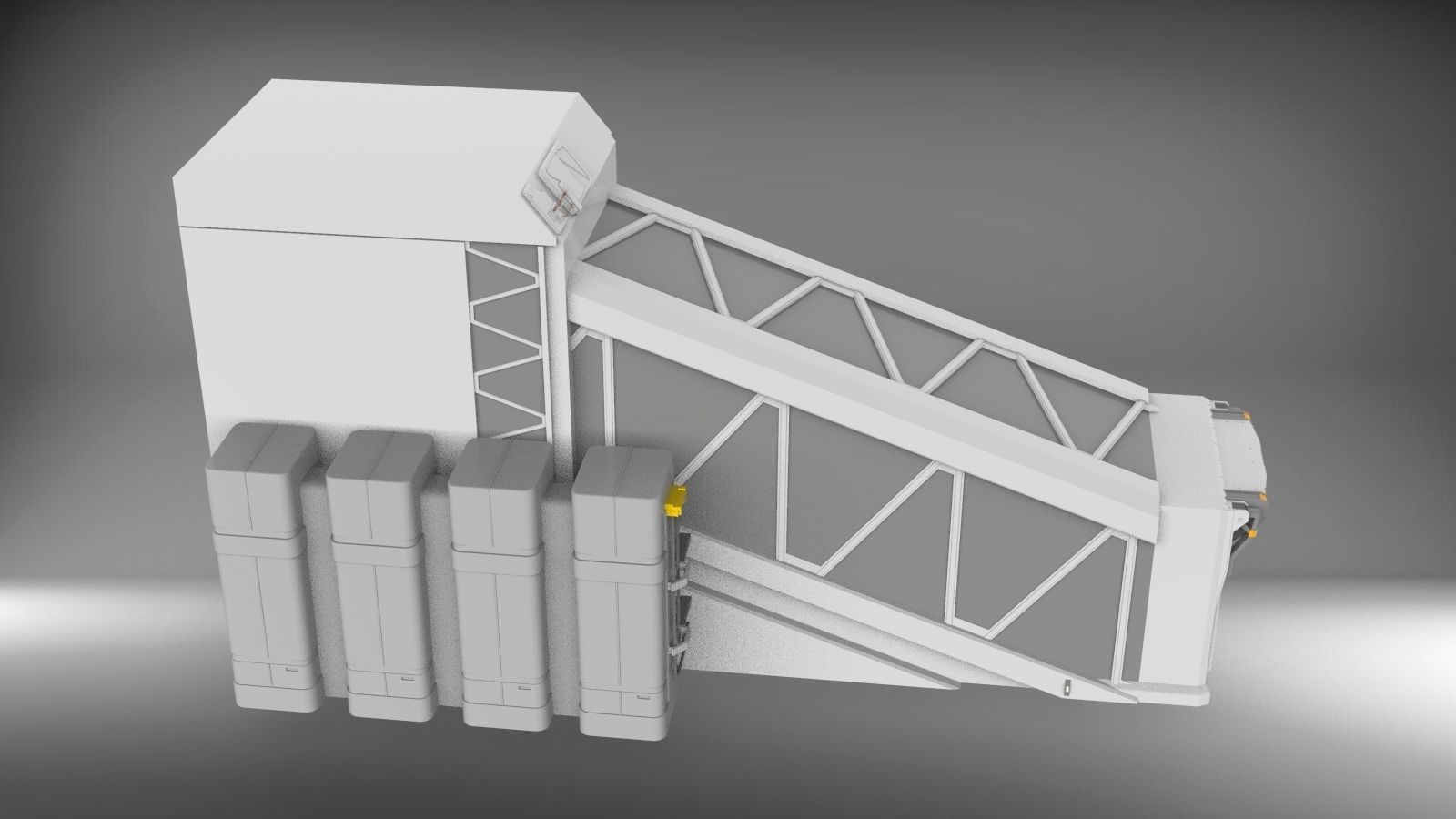 Sci-Fi architecture Elements collection 3 3D model_65