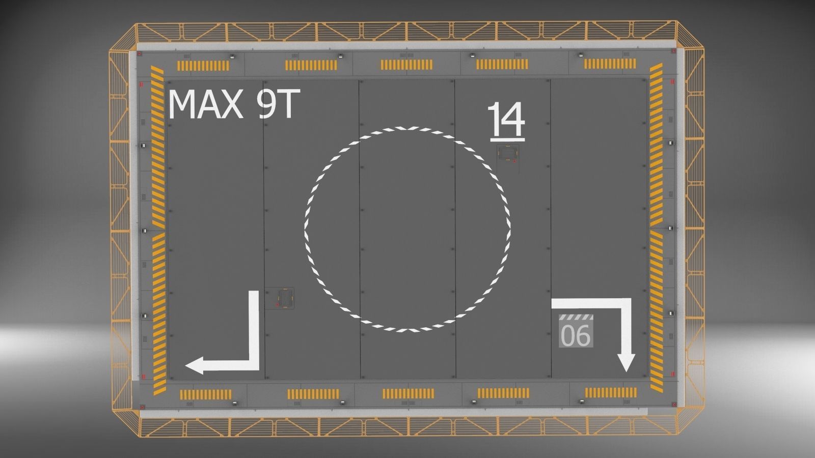 Sci-Fi architecture Elements collection 3 3D model_61