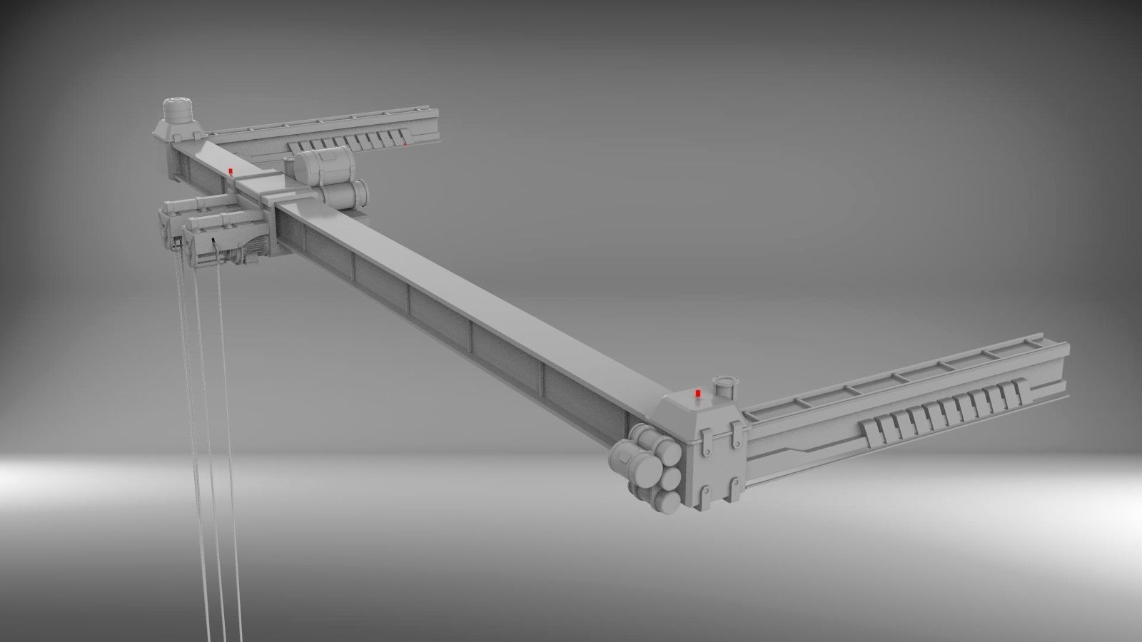 Sci-Fi architecture Elements collection 3 3D model_25