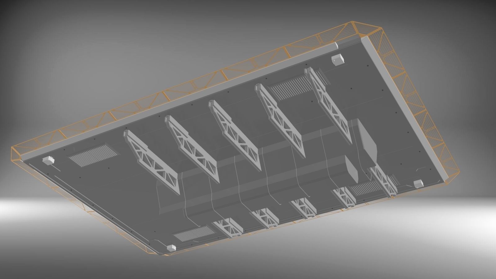 Sci-Fi architecture Elements collection 3 3D model_62