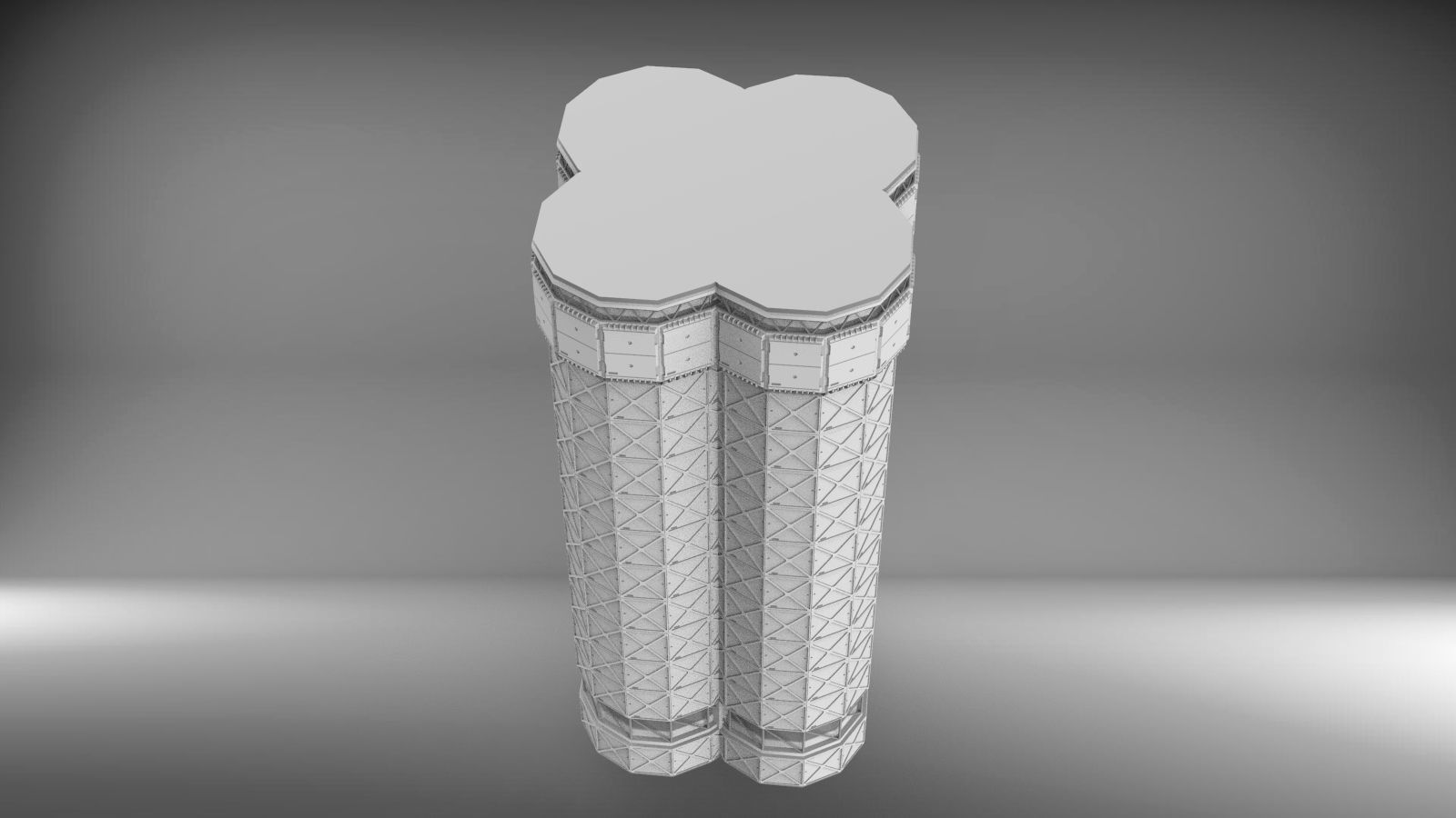 Sci-Fi architecture Elements collection 3 3D model_41