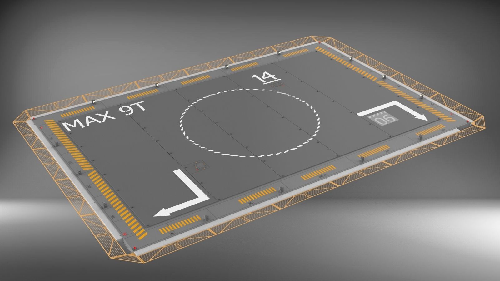 Sci-Fi architecture Elements collection 3 3D model_59