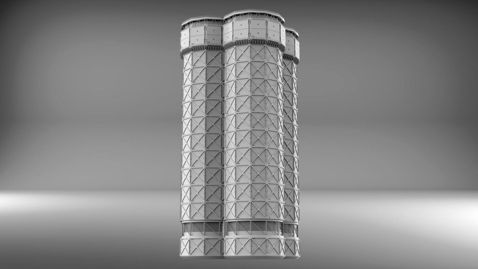 Sci-Fi architecture Elements collection 3 3D model_42