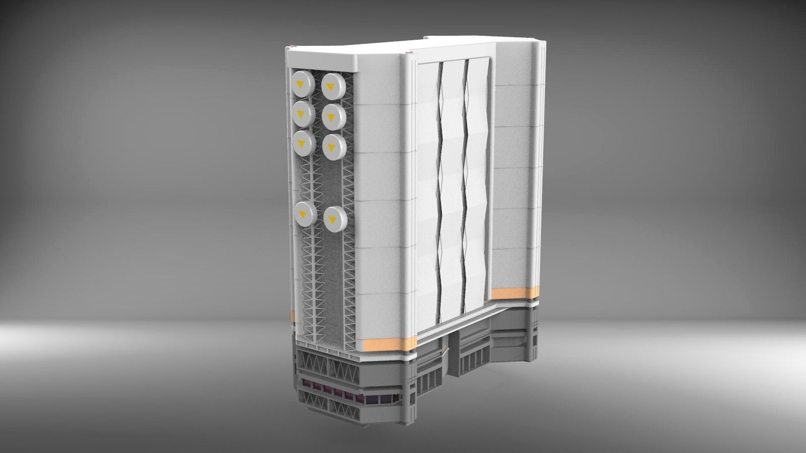 Sci-Fi architecture Elements collection 3 3D model_43
