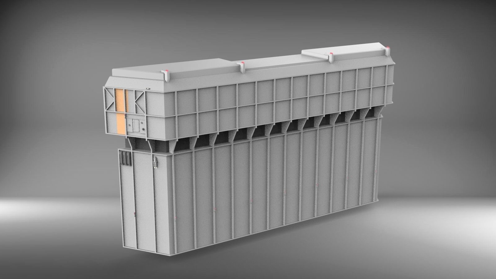 Sci-Fi architecture Elements collection 3 3D model_54