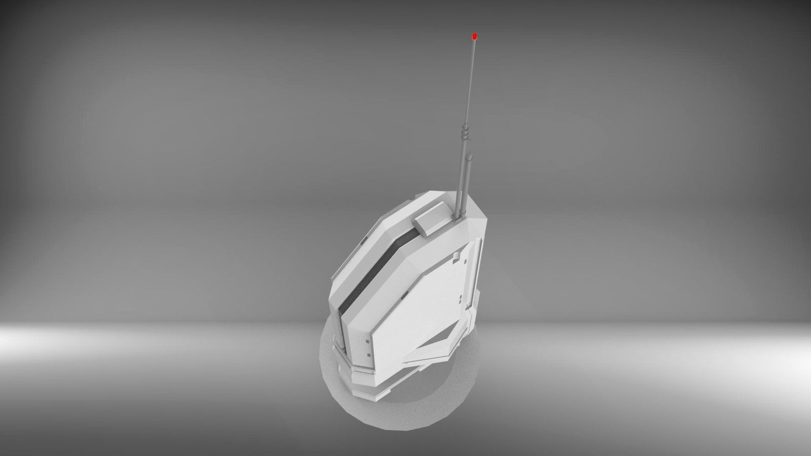 Sci-Fi architecture Elements collection 3 3D model_28