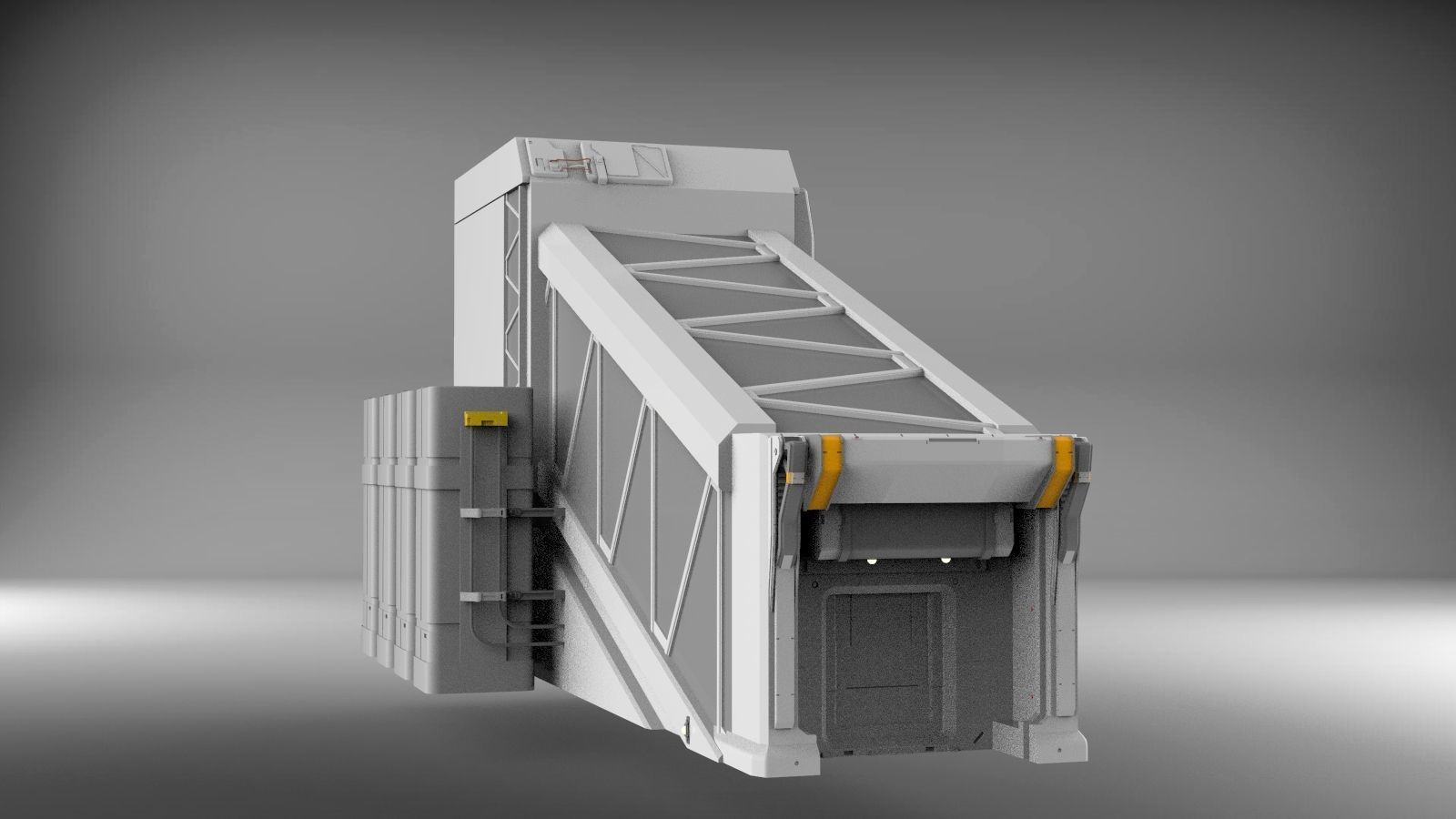 Sci-Fi architecture Elements collection 3 3D model_66