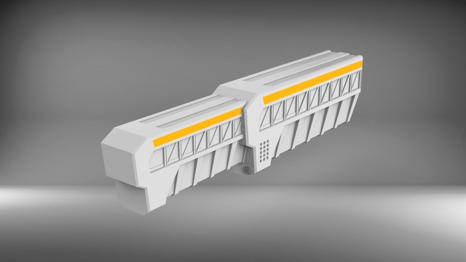 Sci-Fi architecture Elements collection 3 3D model_90